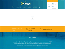 Tablet Screenshot of aceppi.com.br